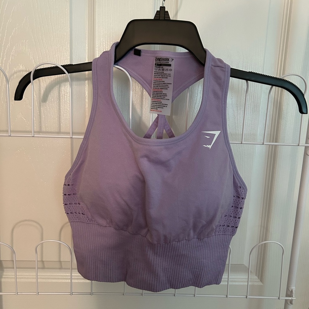 Gymshark Purple Racerback Sports Bra